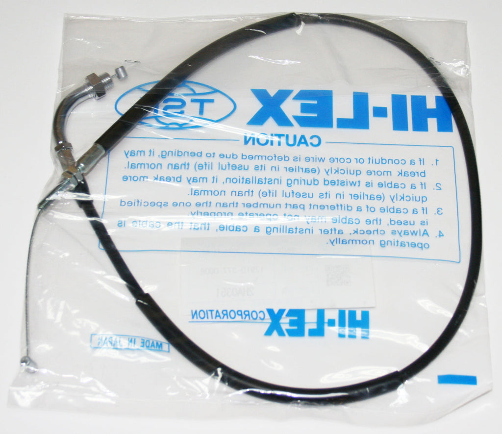 1975-76 Honda CB400F Throttle Cable - Pull - Replaces Honda OEM 17910-377-000