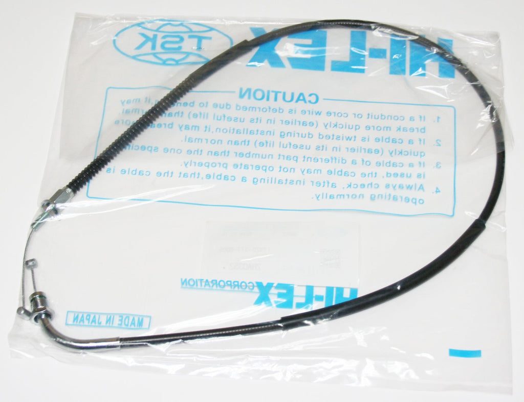 1975-76 Honda CB400F Throttle Cable - Push - Replaces Honda OEM 17920-377-000