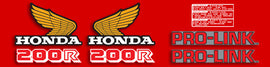 1984 Honda XL200R Complete Decal Set