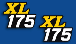 1976 Honda XL175 Side Cover Decal Set