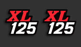 1975 Honda XL125 Side Cover Decal Set