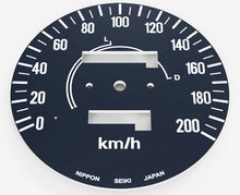 Load image into Gallery viewer, 1977-78 Honda CB750A Speedo Face Plate &amp; Gear Indicator Decal Set - KM/H