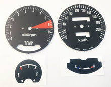 Load image into Gallery viewer, 1977 Honda GL1000 K2 Speedometer &amp; Tachometer Face Plate Set - KM/H