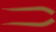 Load image into Gallery viewer, 1969-72 Honda CB450K Gas Tank Stripe Decals - Gold Stripes
