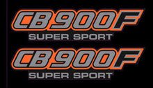 Load image into Gallery viewer, 1982 Honda CB900F Side Panel Logo Decal Set - Black Model
