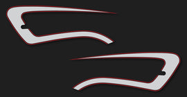 1982 Honda CB750SC Gas Tank Stripe Decal Set