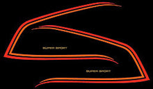 Load image into Gallery viewer, 1980 Honda CB750F Gas Tank Decal Set - Black Model