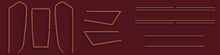 Load image into Gallery viewer, 1984 Honda GL1200 Complete Decal Set - Candy Wineberry Red Model