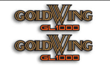 Load image into Gallery viewer, 1975-77 Honda GL1000 GL1000K 1975-77 Side Panel Decals Set/2