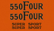 Load image into Gallery viewer, 1975-76 Honda CB550F Bike Decal Set - Orange Model