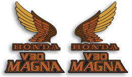 1984 Honda VF500C Magna - (Black or Candy Wineberry Red Model) - Decal Set