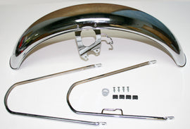 Honda CB750K CB550K Chrome Stock Type Front Fender - Replaces Honda OEM 61100-341-700XW