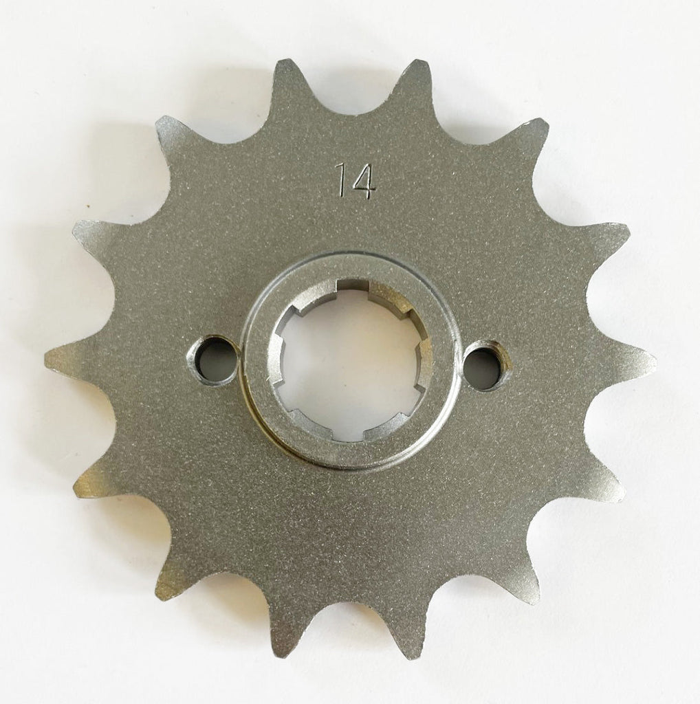 Honda XL350R XR350R Front Sprocket - 14 Tooth - Replaces Honda OEM 23801-KG0-000