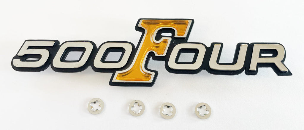 1971-73 Honda CB500K Side Cover Emblem - Replaces Honda OEM 87124-323-000