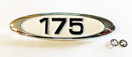 Honda CL175K CB175K Side Cover Emblem - Replaces Honda OEM 87125-315-000