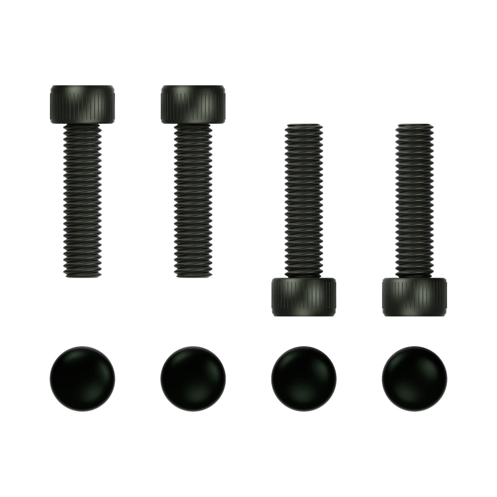 Honda CB900 CB750 CB450 handlebar clamp hardware set – rendered top view
