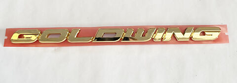 Honda GL1800 GL1800A Gold Side Cover Emblem - Genuine Honda OEM 83605-MCA-A20ZA