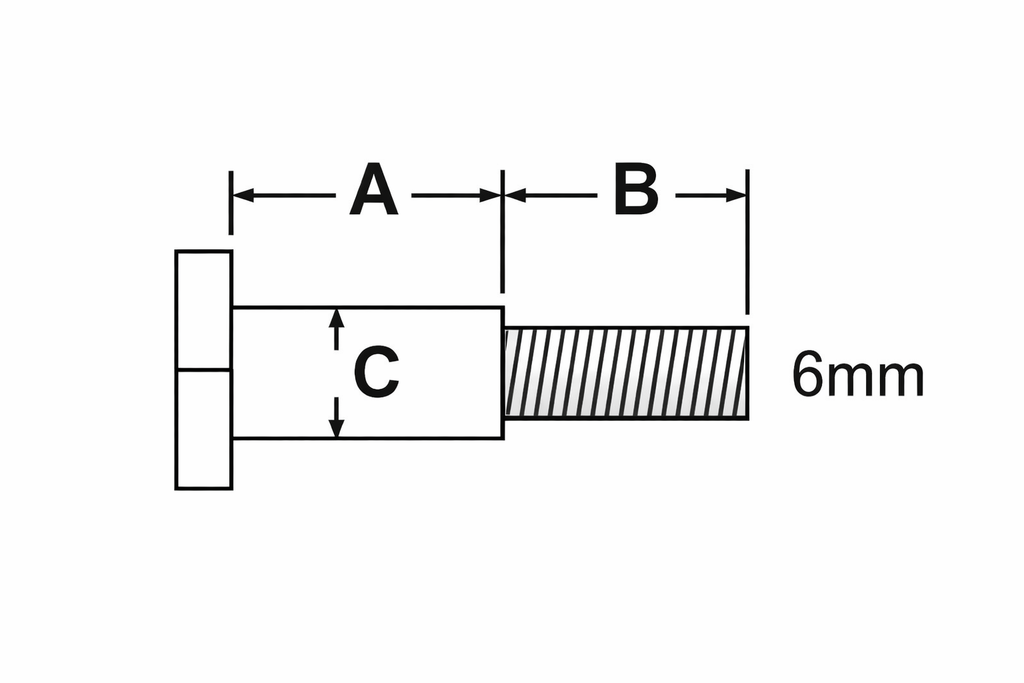 Universal Lever Bolt - 14mm x 13mm x 8mm