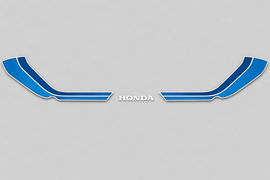 1982 Honda CB750F Tail Section Stripe Decal Set - Silver Model