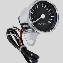 Load image into Gallery viewer, Universal ELECTRIC Tachometer - Black Face