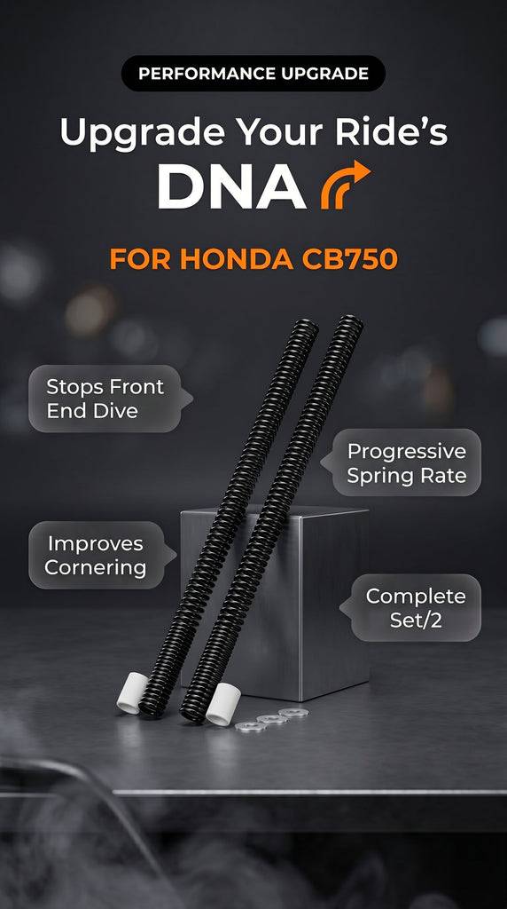 Honda CB750F / Honda CB750K / Kawasaki GPZ750 Progressive Front Fork Springs