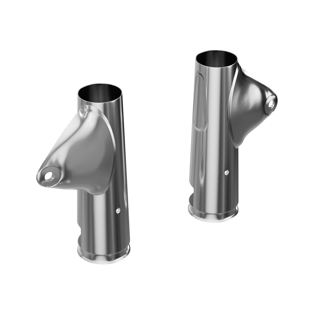 1972 Honda CB750K Front Fork Beam Unit Mounting Cover Set - Replaces Honda OEM 51606-341-670XW