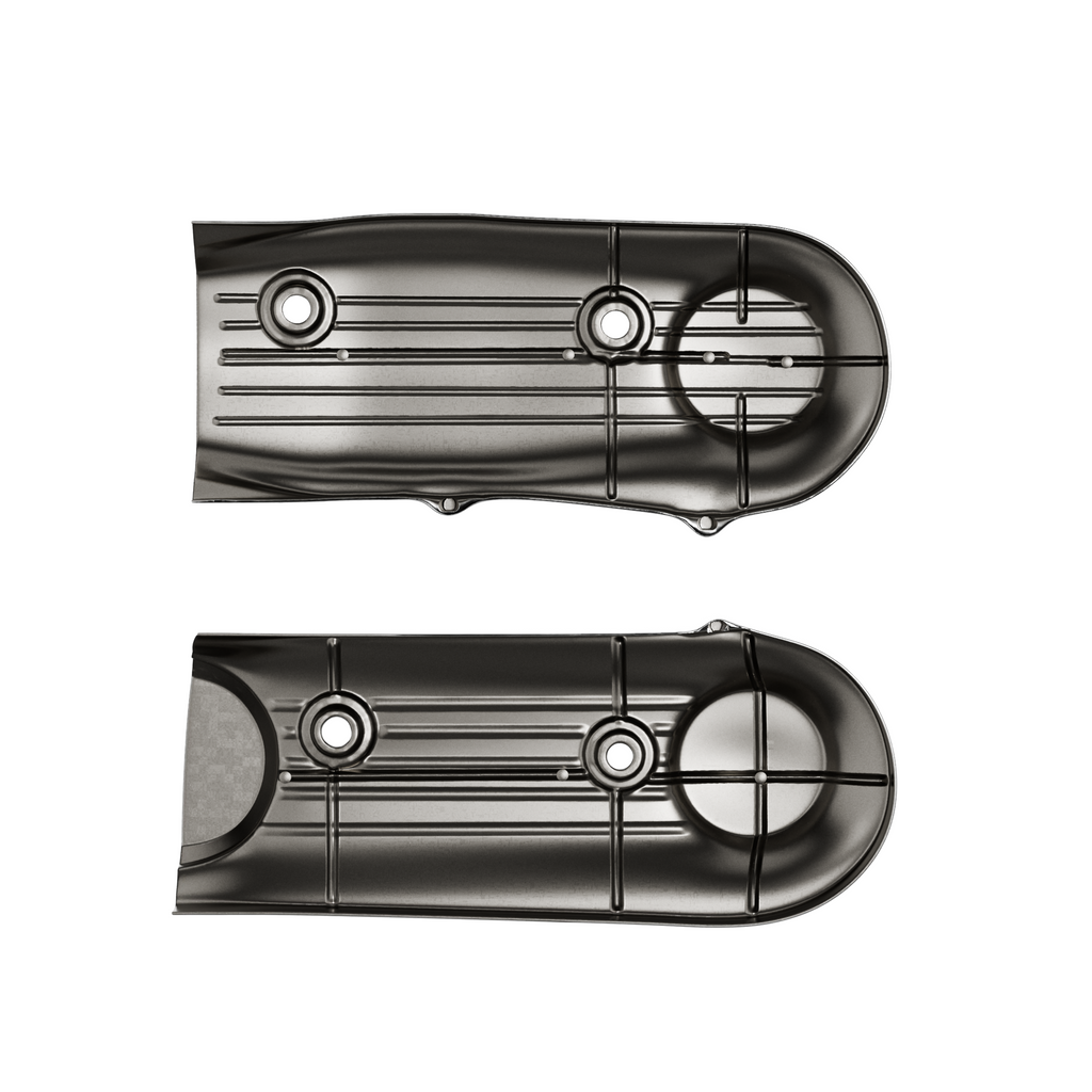 Honda GL1000 GL1100 Chrome Timing Belt Cover Set - Replaces Honda OEM 11511-371-010